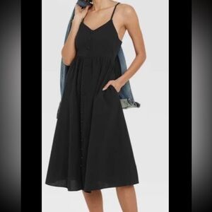 Universal Thread Black Midi Dress